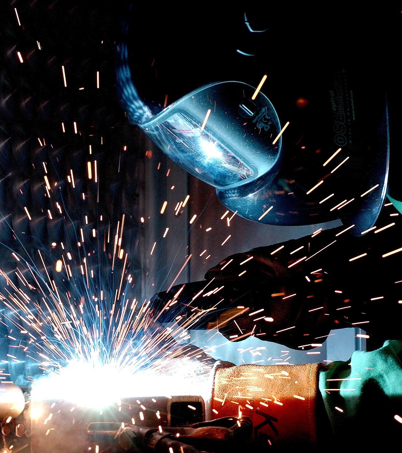 Welding on a vehicle