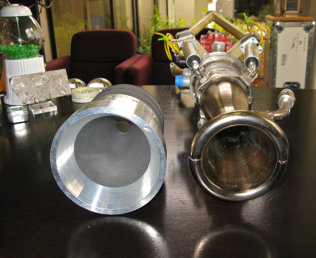 Disassembled carburetor parts